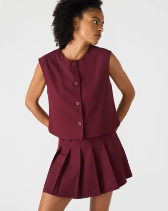 Top Alessa Cor de Vinho