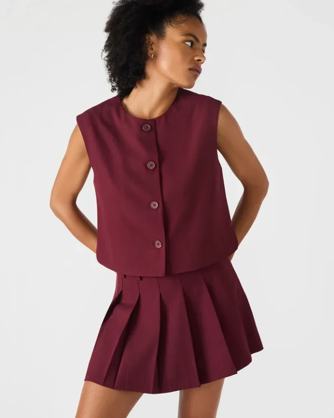 Top Alessa Cor de Vinho Top Alessa Cor de Vinho