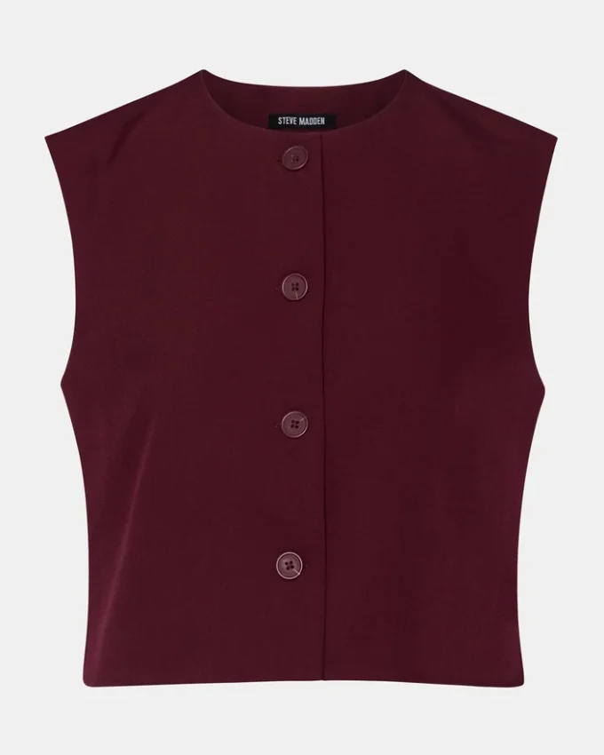 Top Alessa Cor de Vinho Top Alessa Cor de Vinho