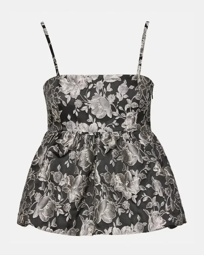 Top Bodi Preto Multicolorido