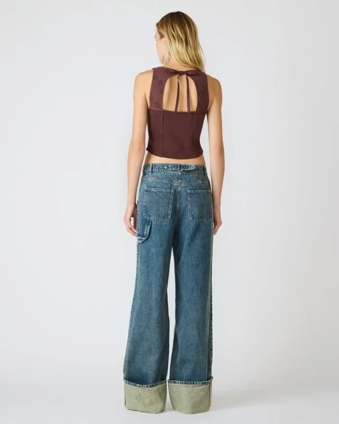 Top de malha Dixie Walnut