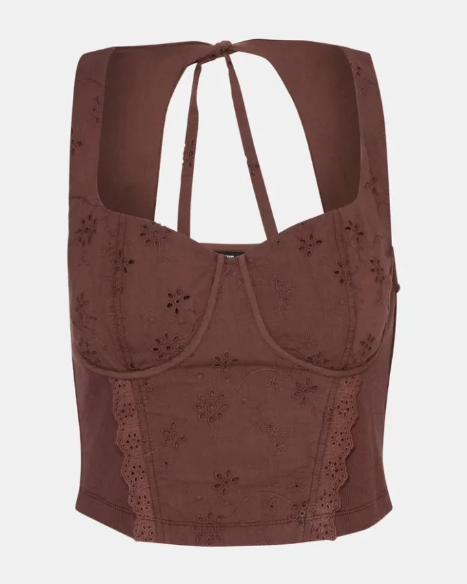 Top de malha Dixie Walnut