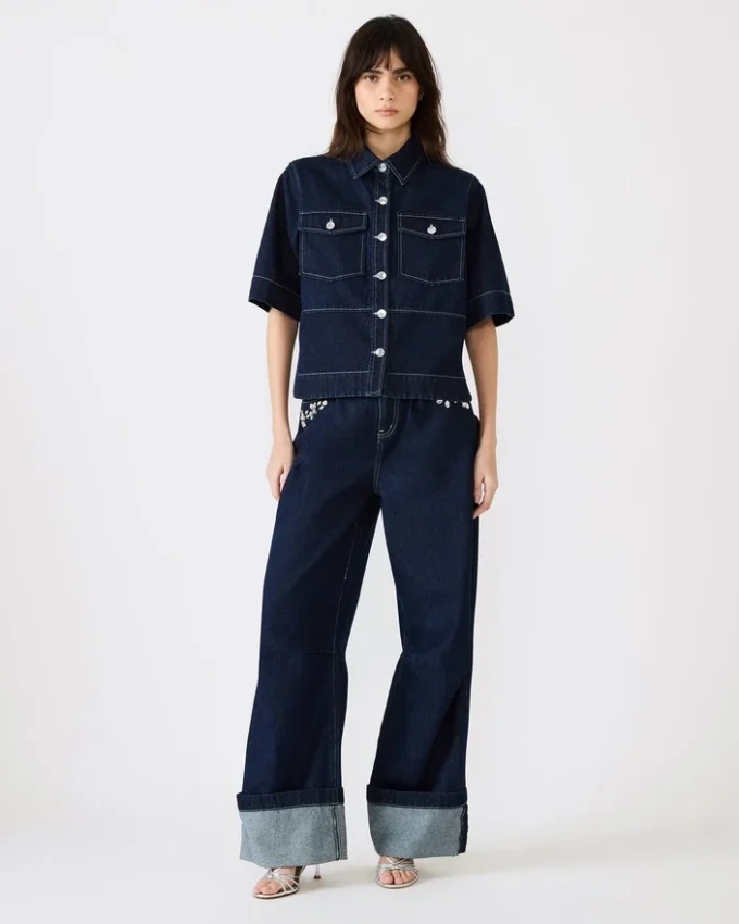 Top Eliana Azul Bijou