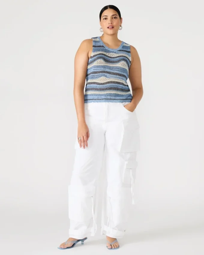 Top Hannah Azul Multicolorido