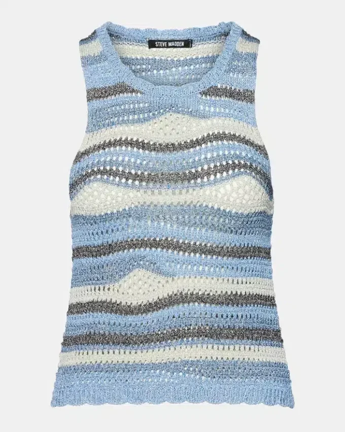 Top Hannah Azul Multicolorido