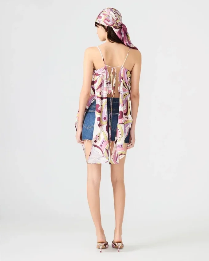 Top Margan Petal Paisley