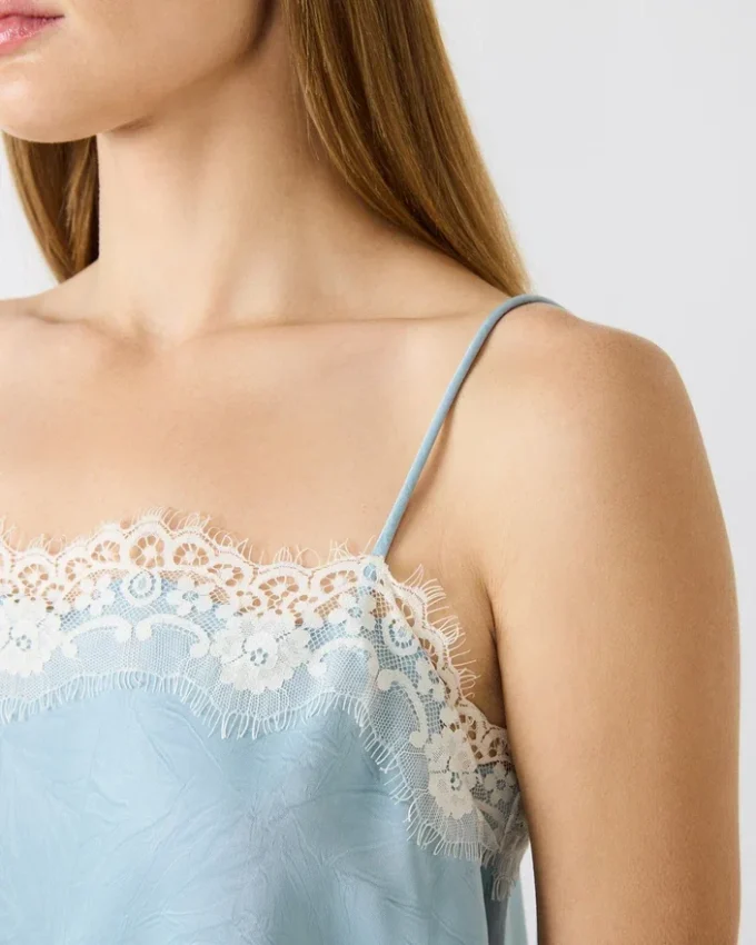 Top Roan Azul Empoeirado Top Roan Azul Empoeirado