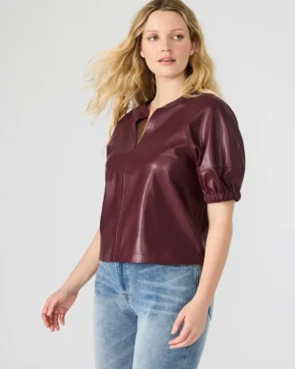 Top Roxanne Cor de vinho