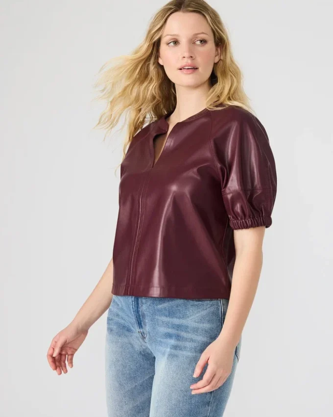 Top Roxanne Cor de vinho