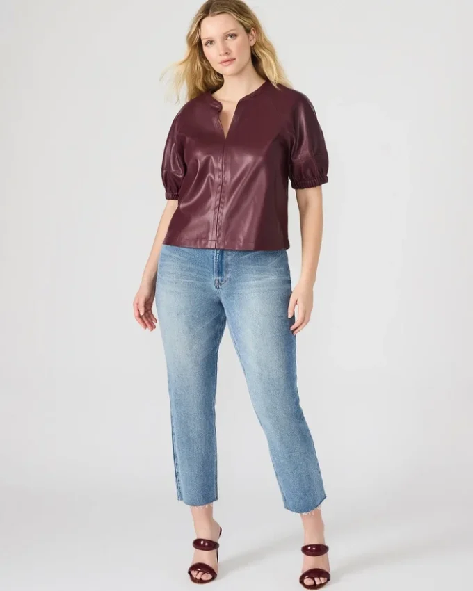 Top Roxanne Cor de vinho