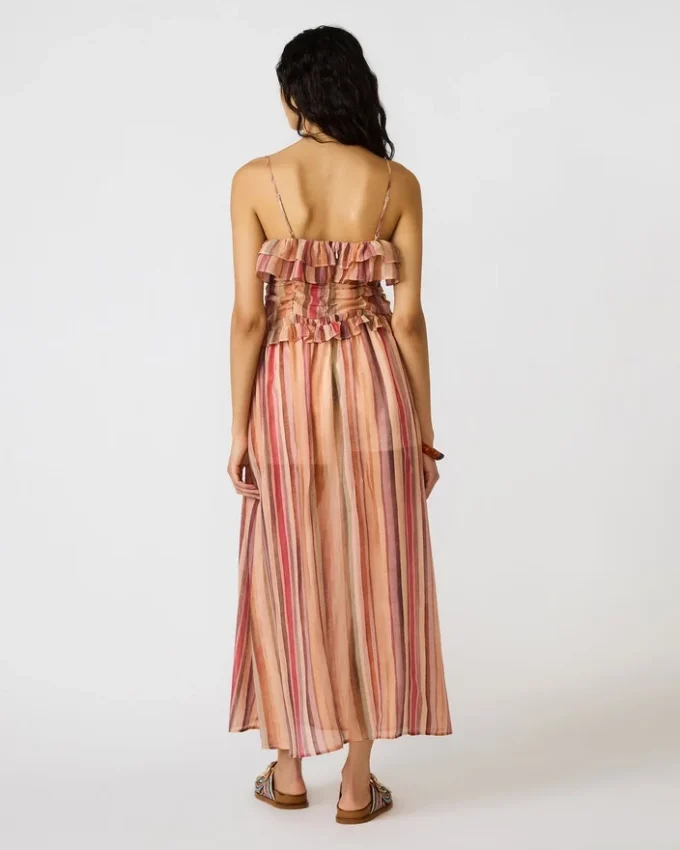 Top Shilloh com riscas multicoloridas