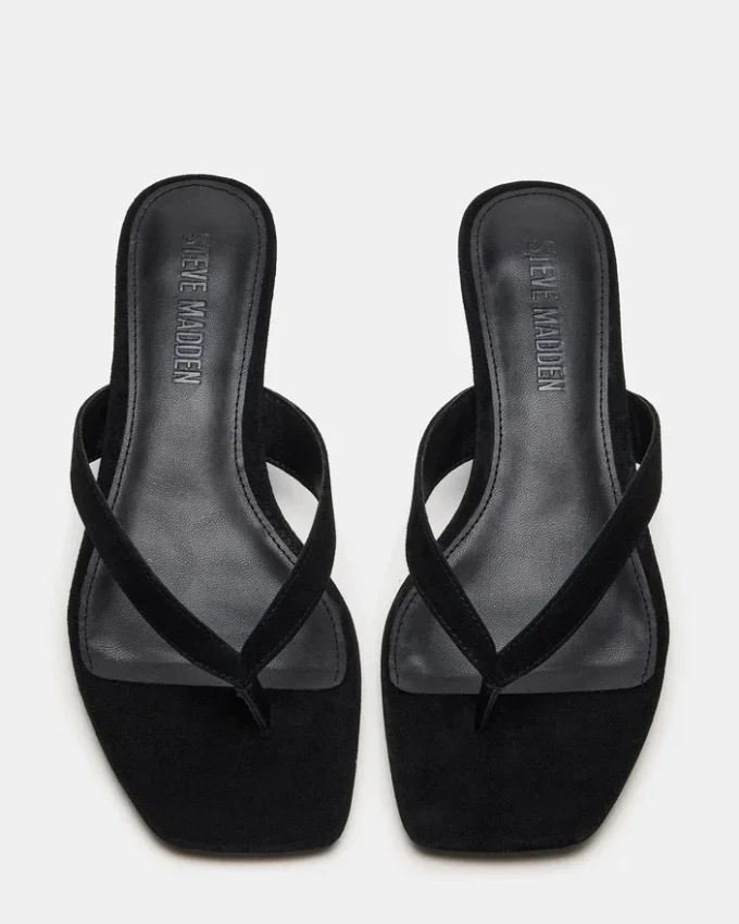 Tracie em camurça preta