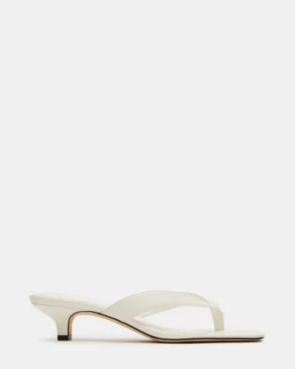 Tracie em couro branco