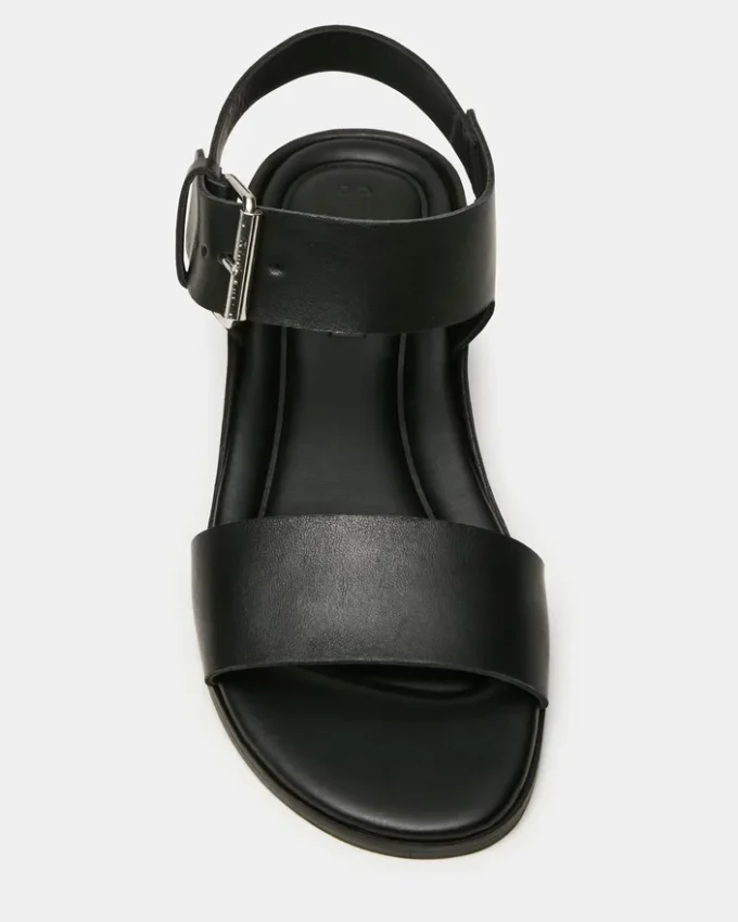 Vaeda em couro preto Vaeda em couro preto