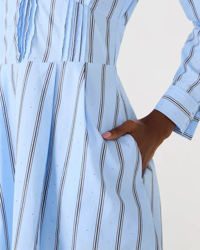 Vestido Ariany azul-escuro