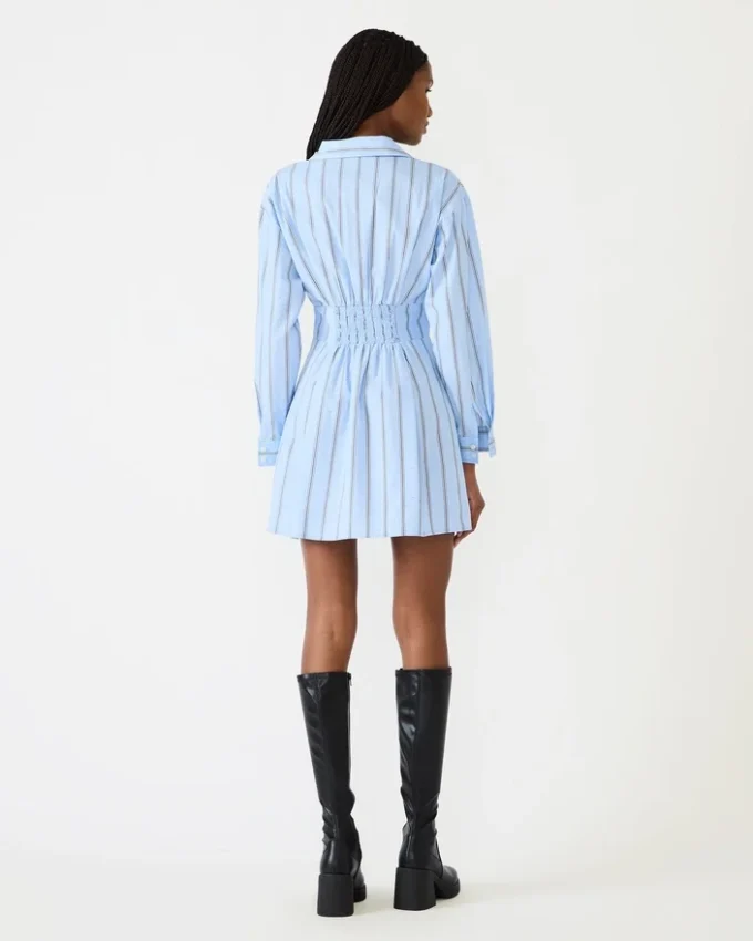 Vestido Ariany azul-escuro