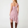 Vestido Dariella Mauve Shadows