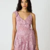 Vestido Dariella Mauve Shadows