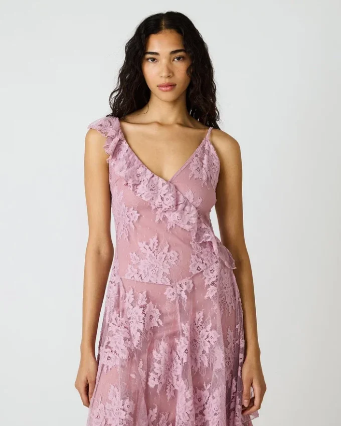 Vestido Dariella Mauve Shadows