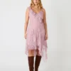 Vestido Dariella Mauve Shadows