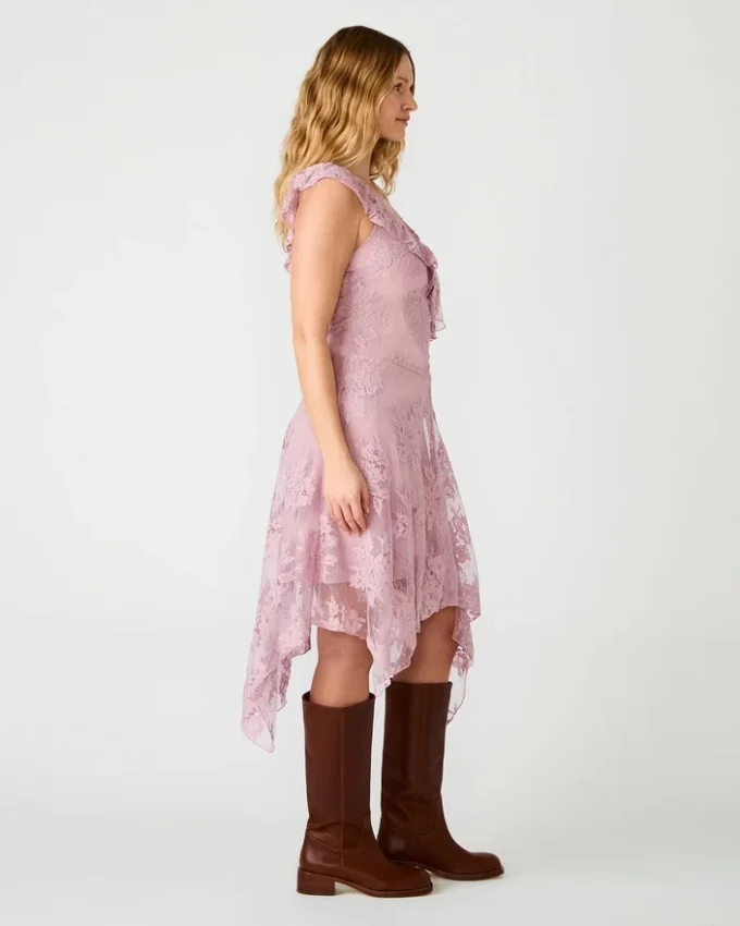 Vestido Dariella Mauve Shadows