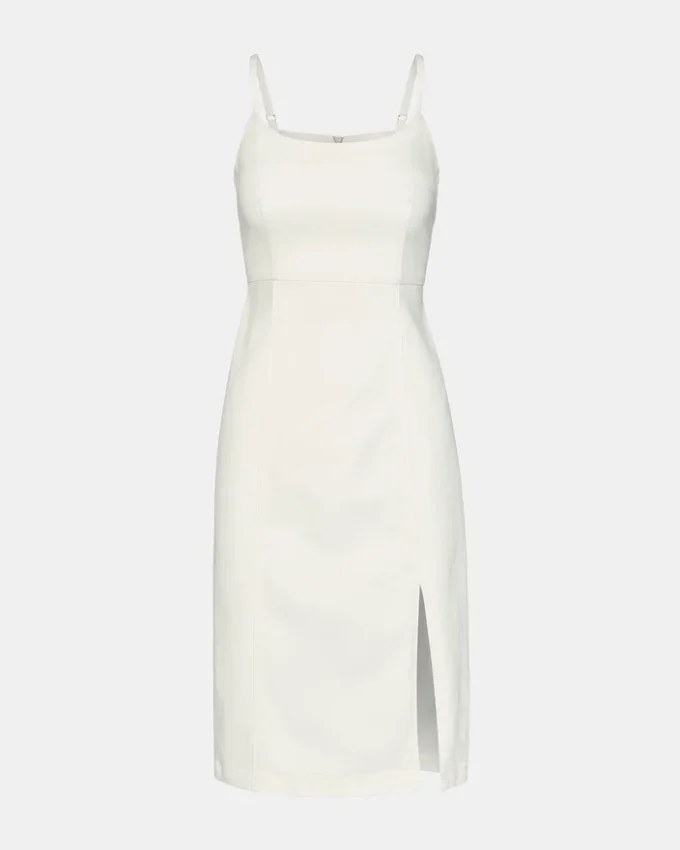 Vestido de ganga Giselle Branco