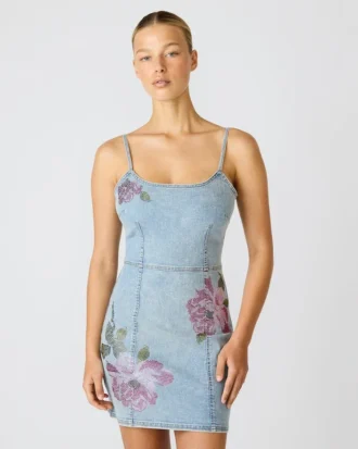 Vestido Gisella Azul Seabreeze