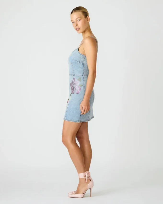 Vestido Gisella Azul Seabreeze