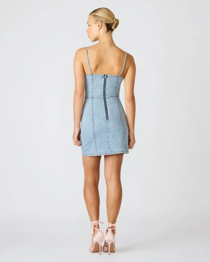 Vestido Gisella Azul Seabreeze