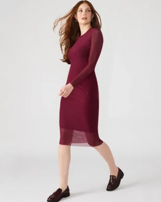 Vestido Hailee Cor Vinho