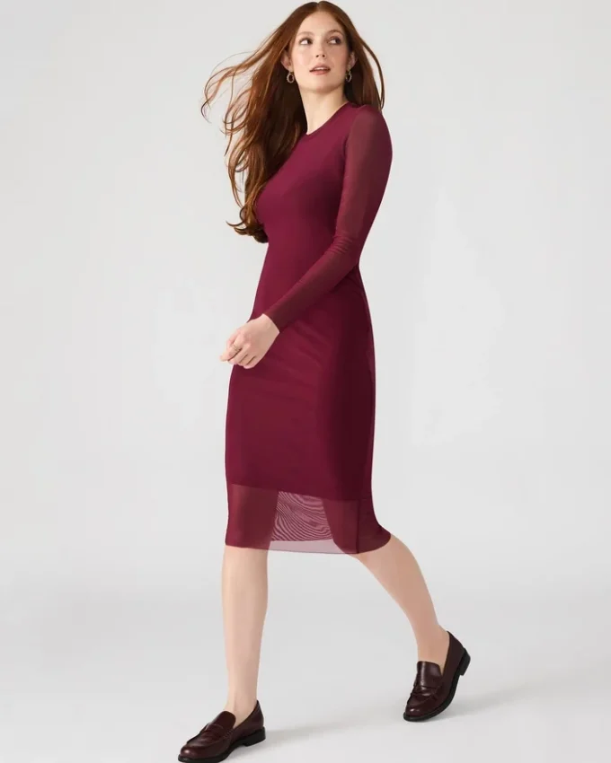 Vestido Hailee Cor Vinho