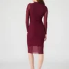 Vestido Hailee Cor Vinho