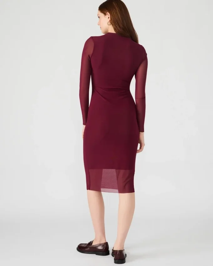 Vestido Hailee Cor Vinho