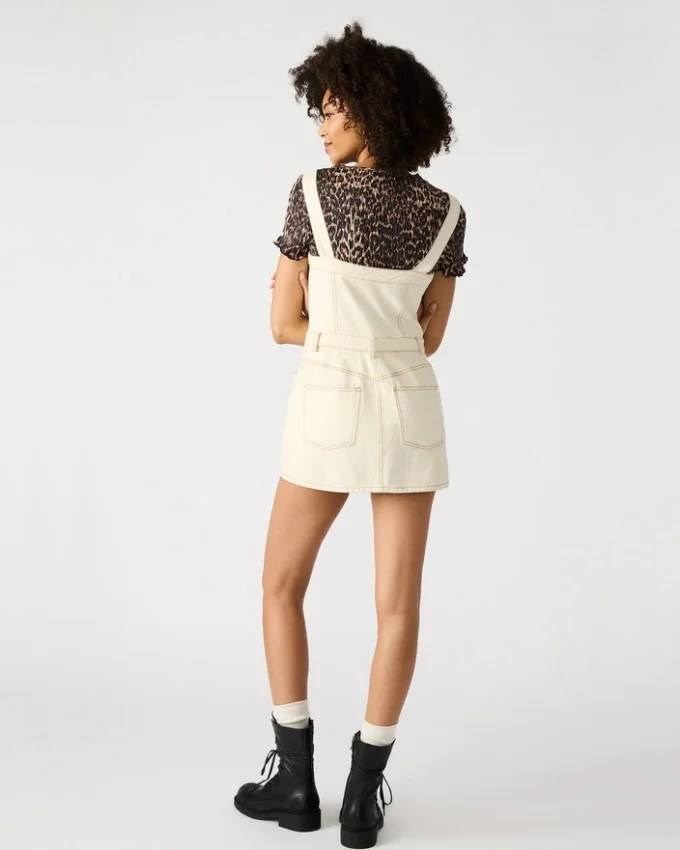 Vestido Lake em Denim Creme