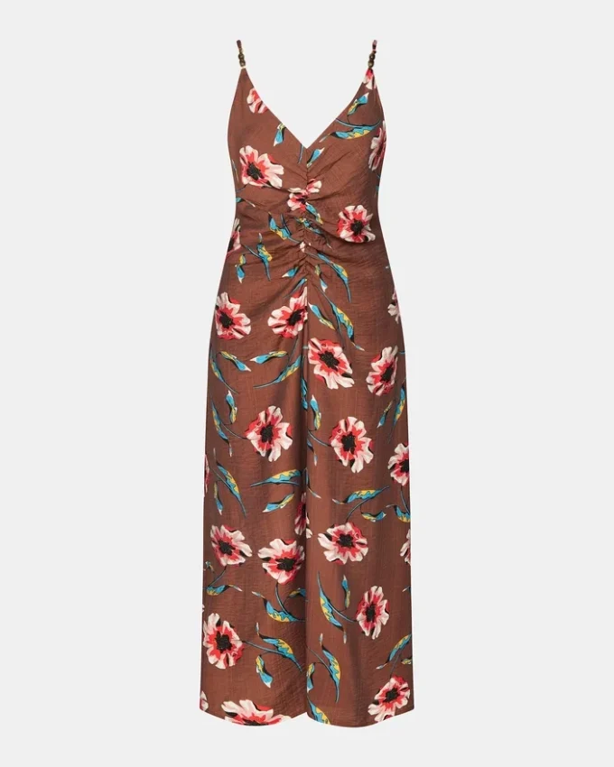 Vestido Monroe Castanho