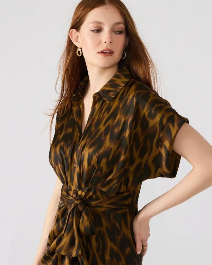 Vestido Tori Leopard
