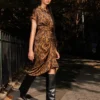 Vestido Tori Leopard